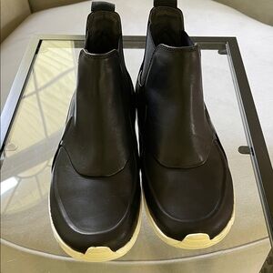 Nike Black Ankle Boots with Cream Soles